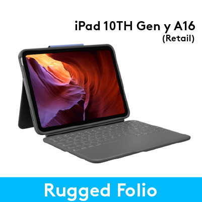 Rugged Folio para iPad 10TH Gen y A16 (Retail)